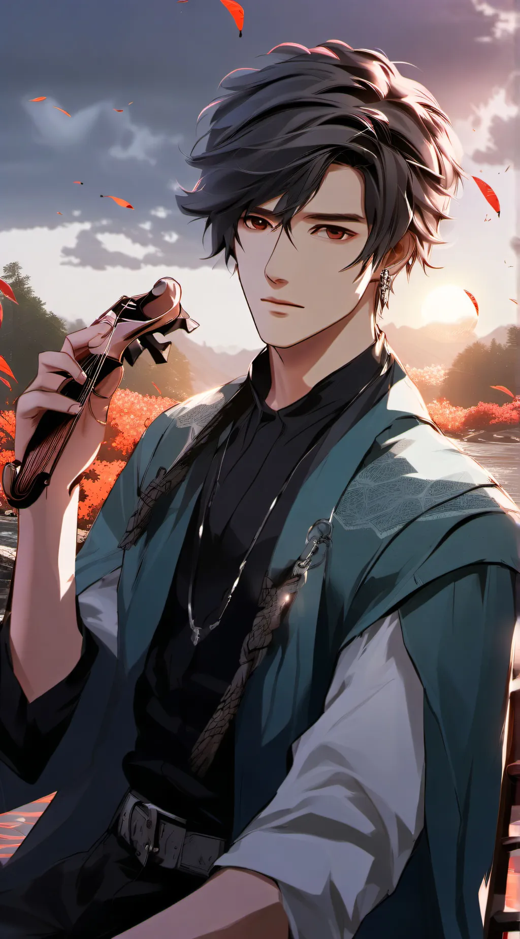 ai character: bakugo background