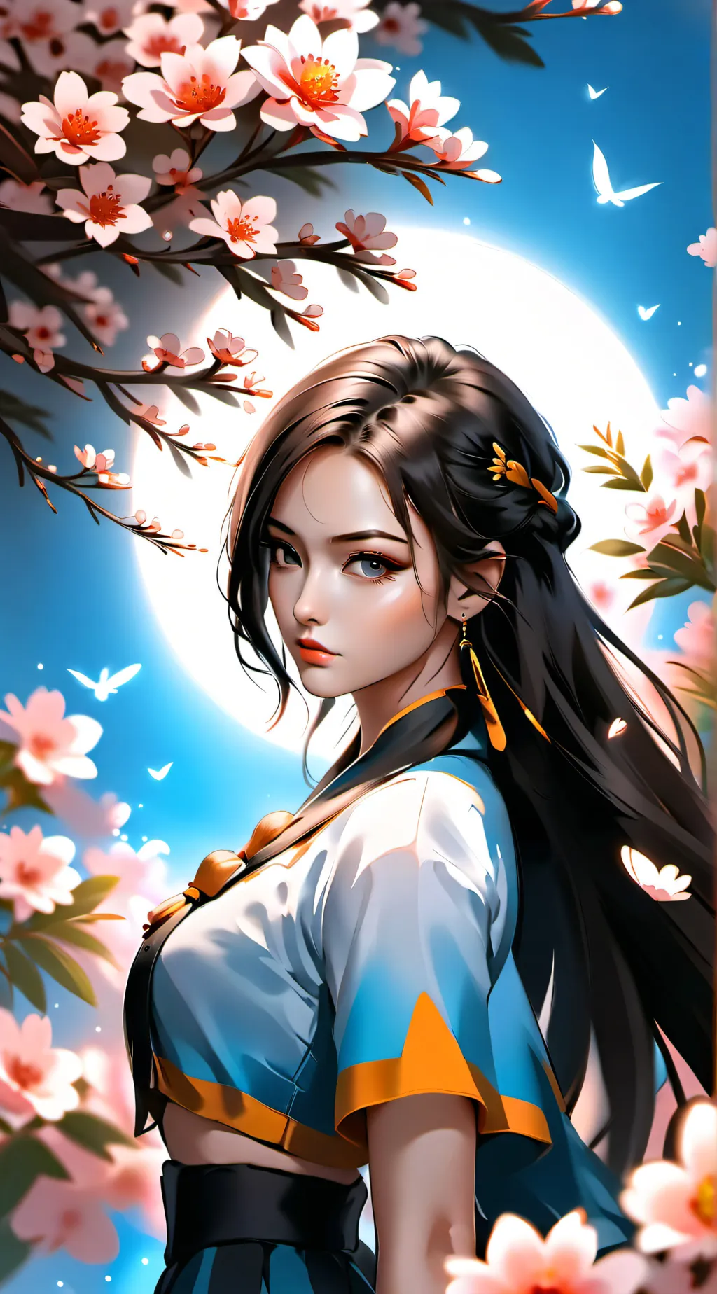 ai character: Amanda  background