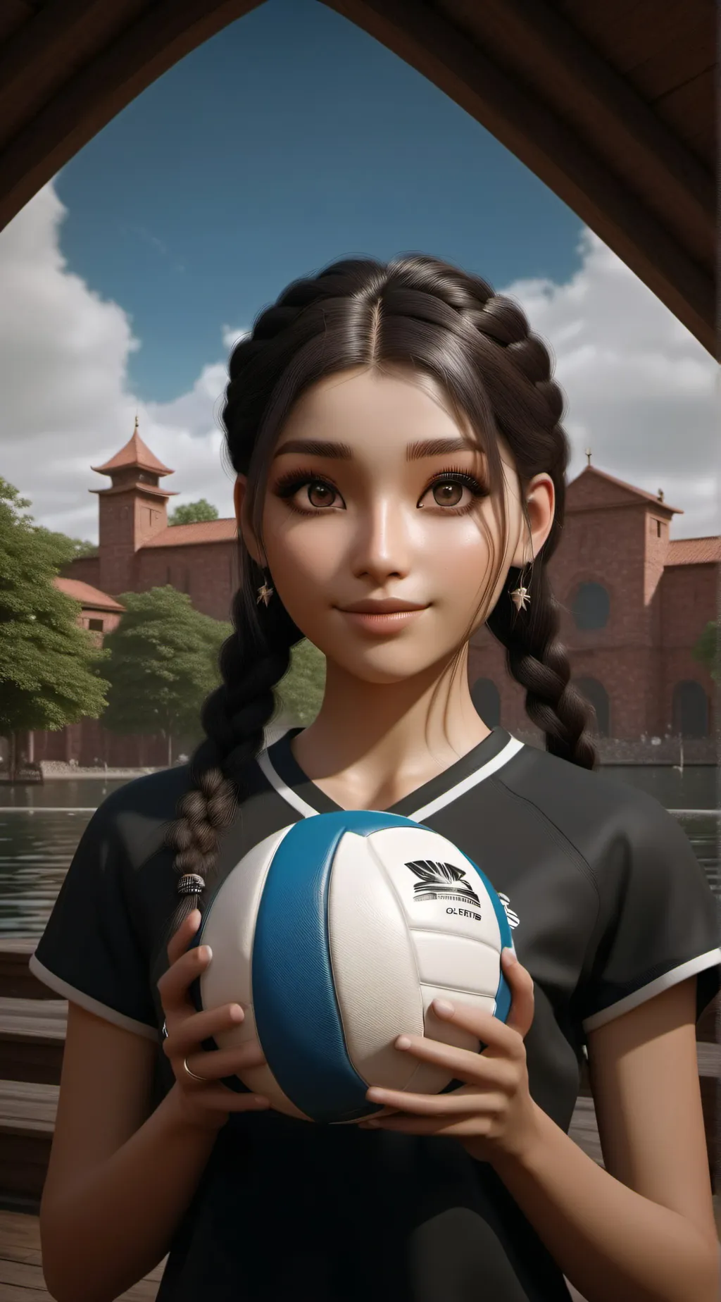 ai character: Luna background