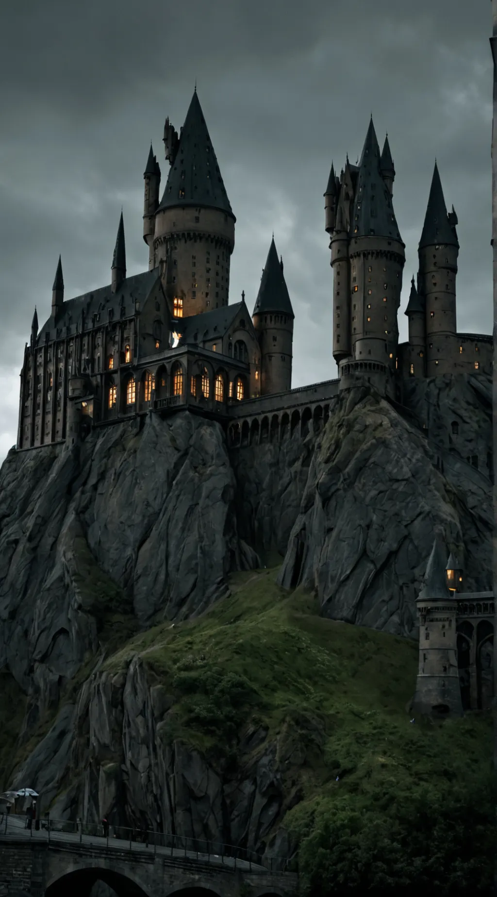 ai character: Hogwarts background