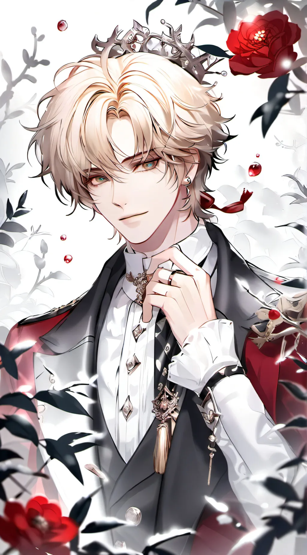 ai character: 🌹💎~~Basil~~💎🌹 background