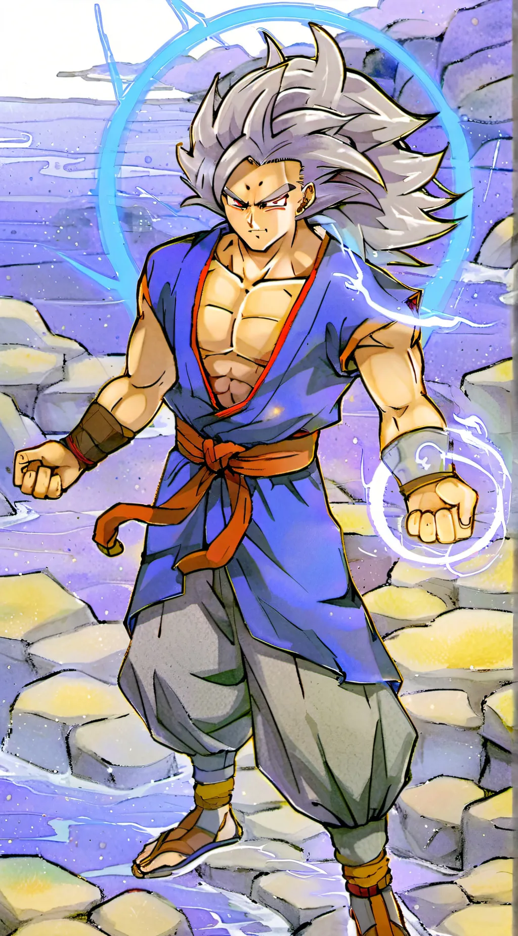 ai character: You vs Gohan Beast background
