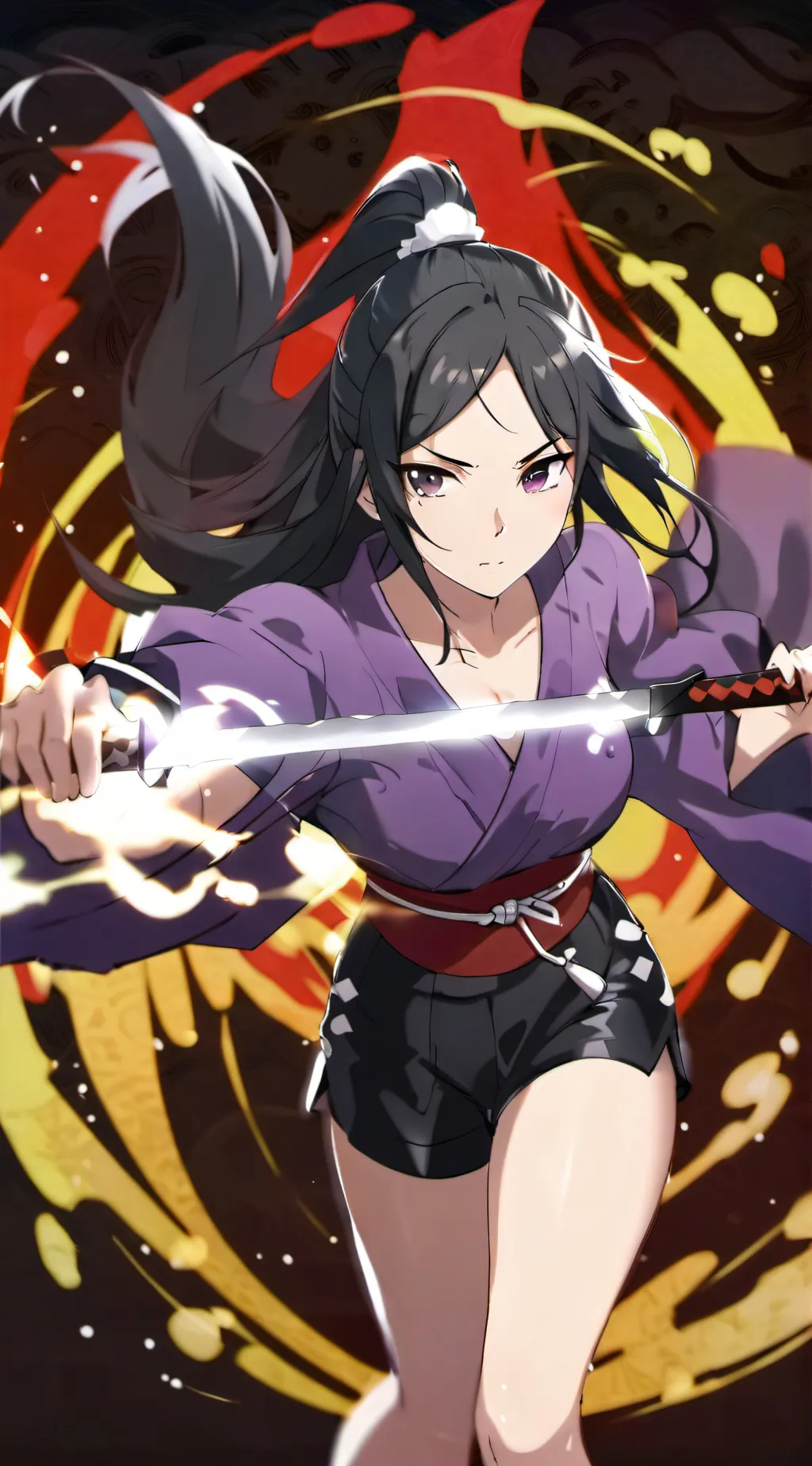 ai character: Ayame background