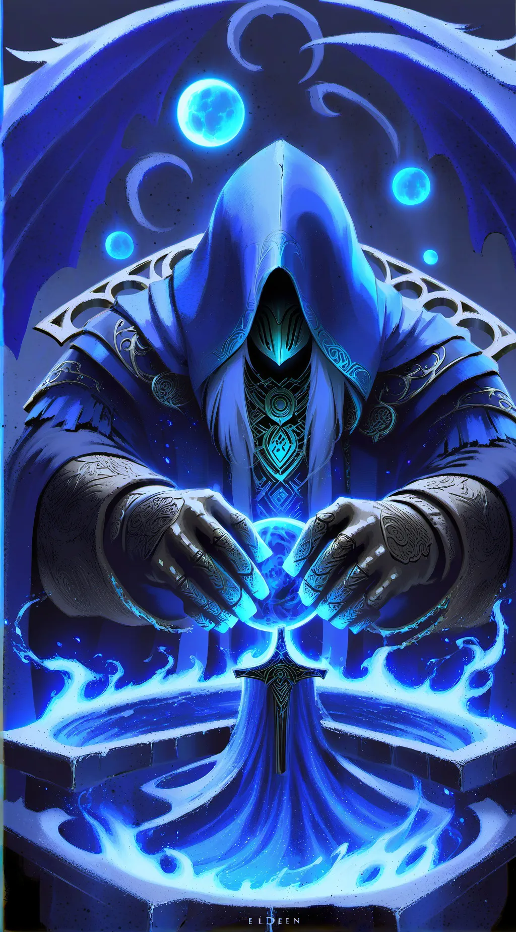 ai character: (flamingo island) background