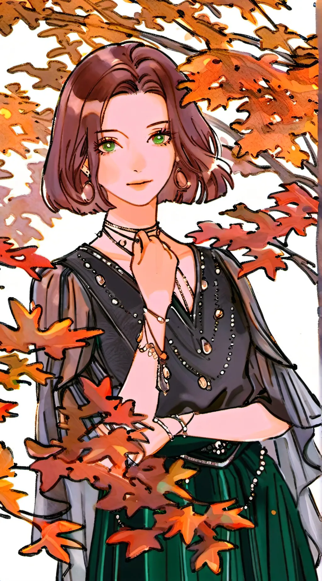 ai character: Tsukie background