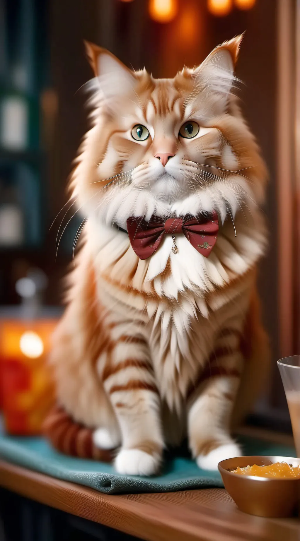 ai character: applesause background