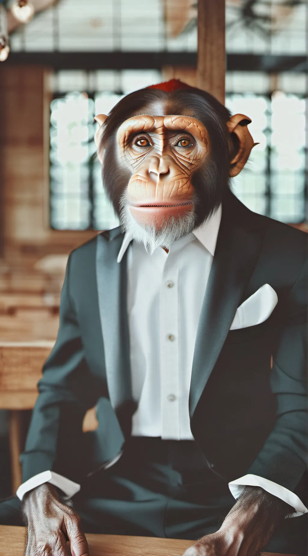 ai character: Planet of the apes background