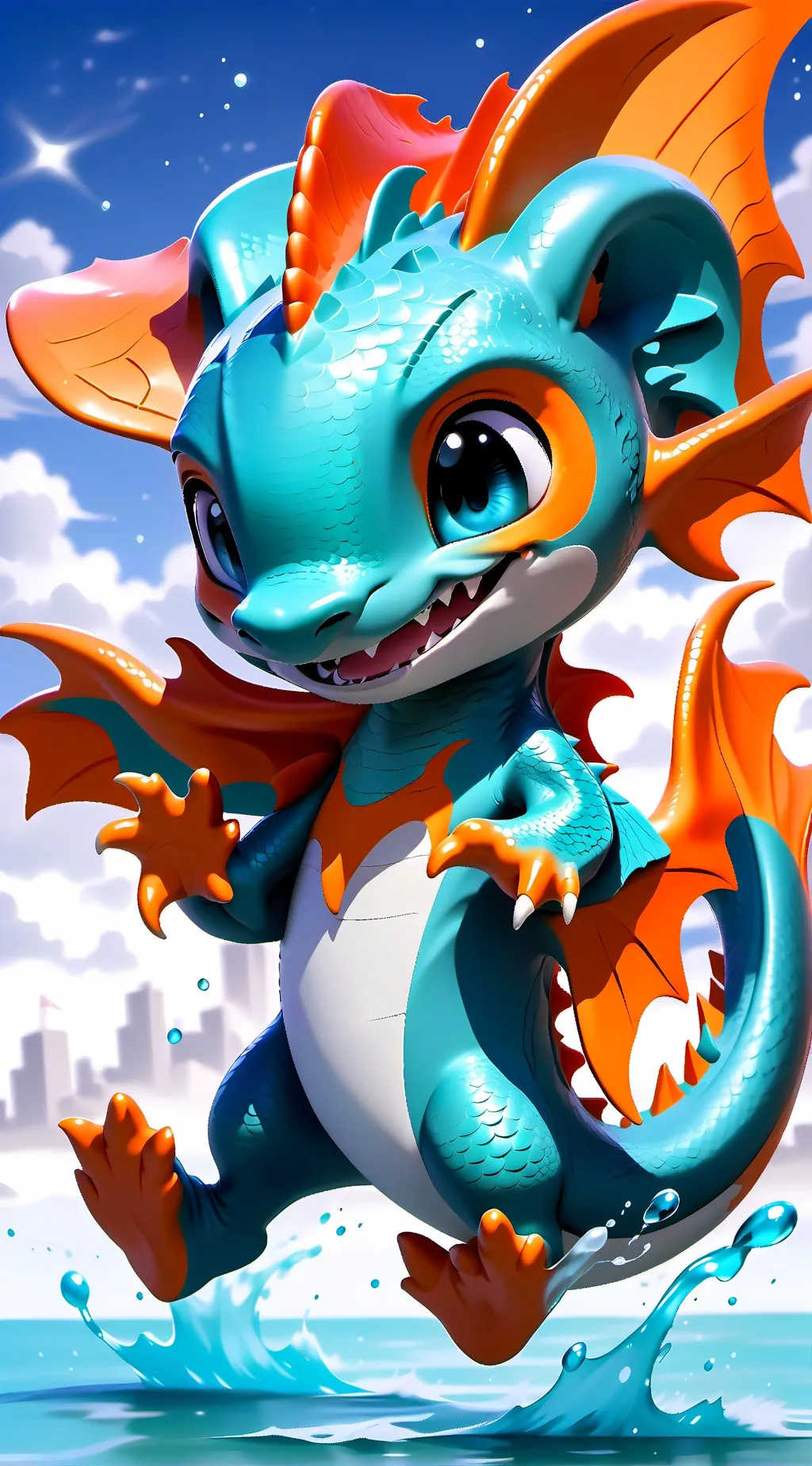 ai character: Flipper  background