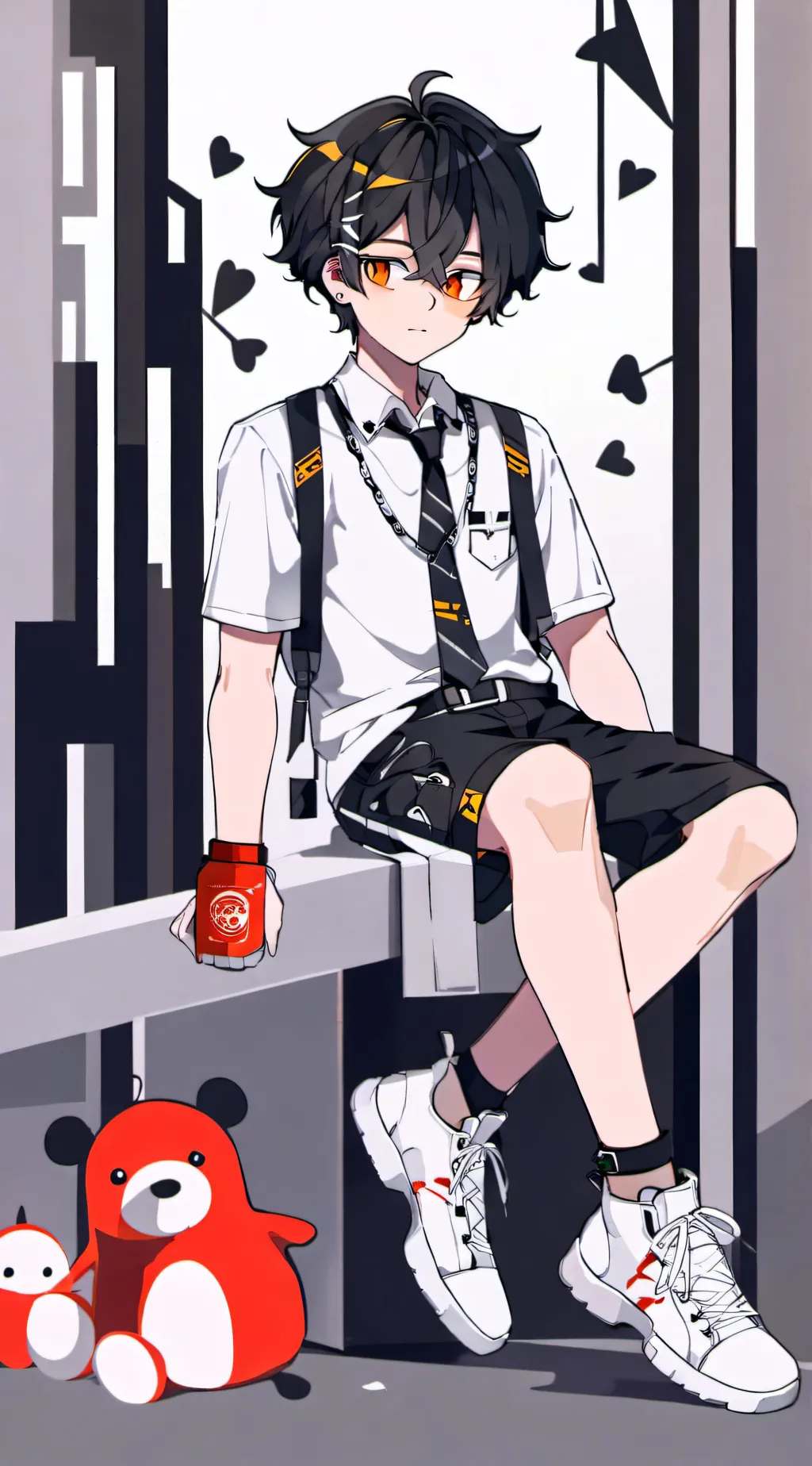 ai character: zacky  background