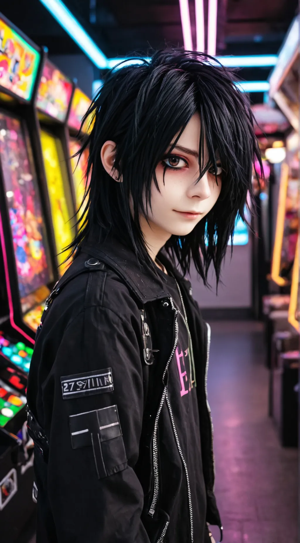 ai character: Emoce Chlapec background