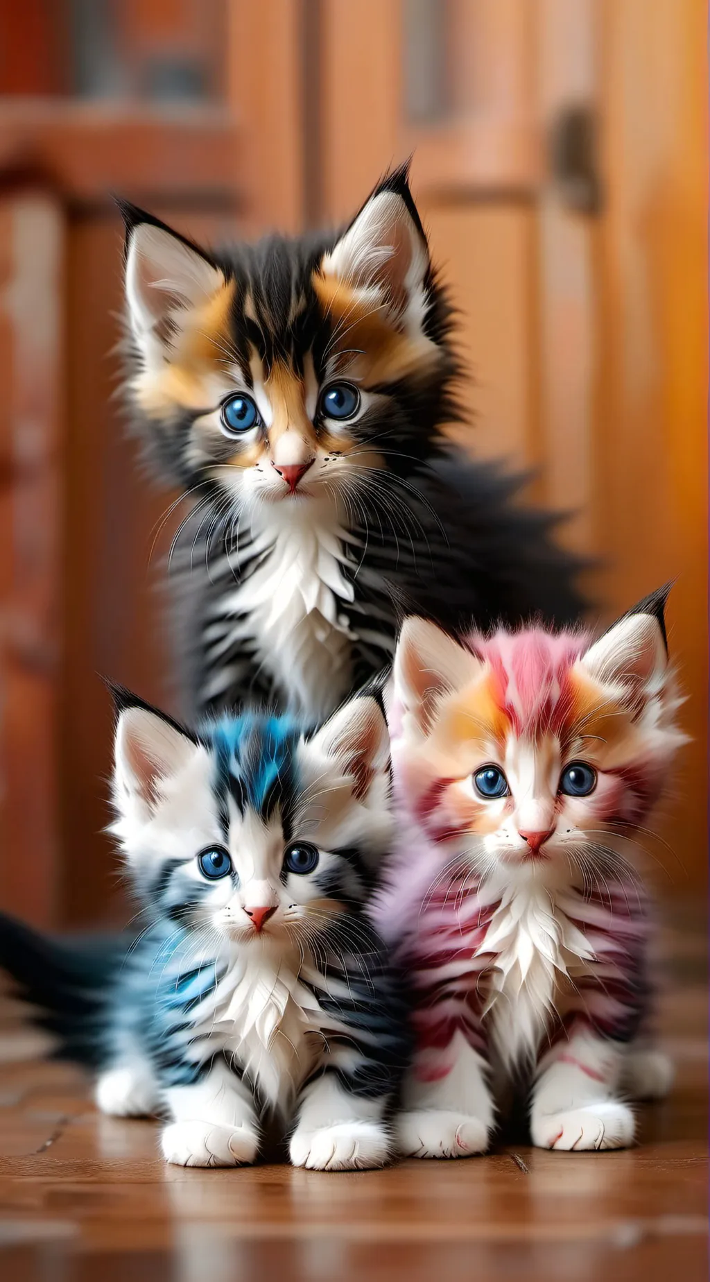 ai character: kittens background