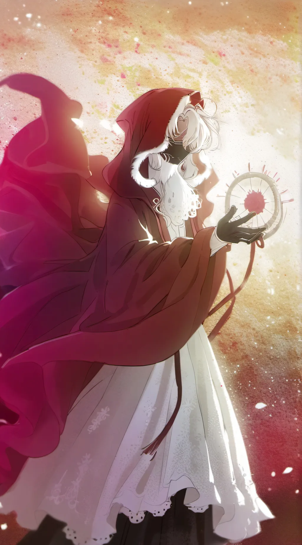 ai character: Future circus background