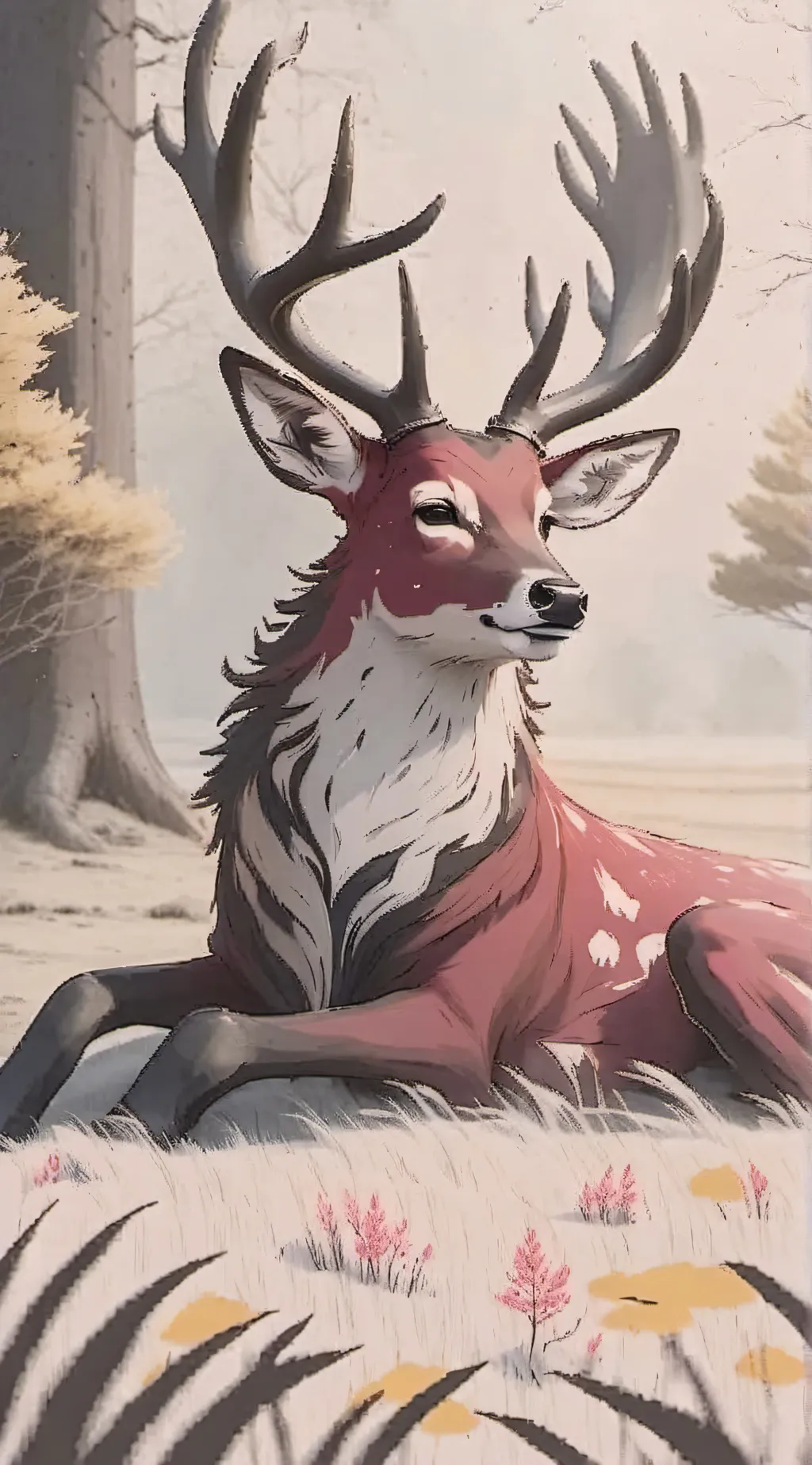 ai character: radiodust background