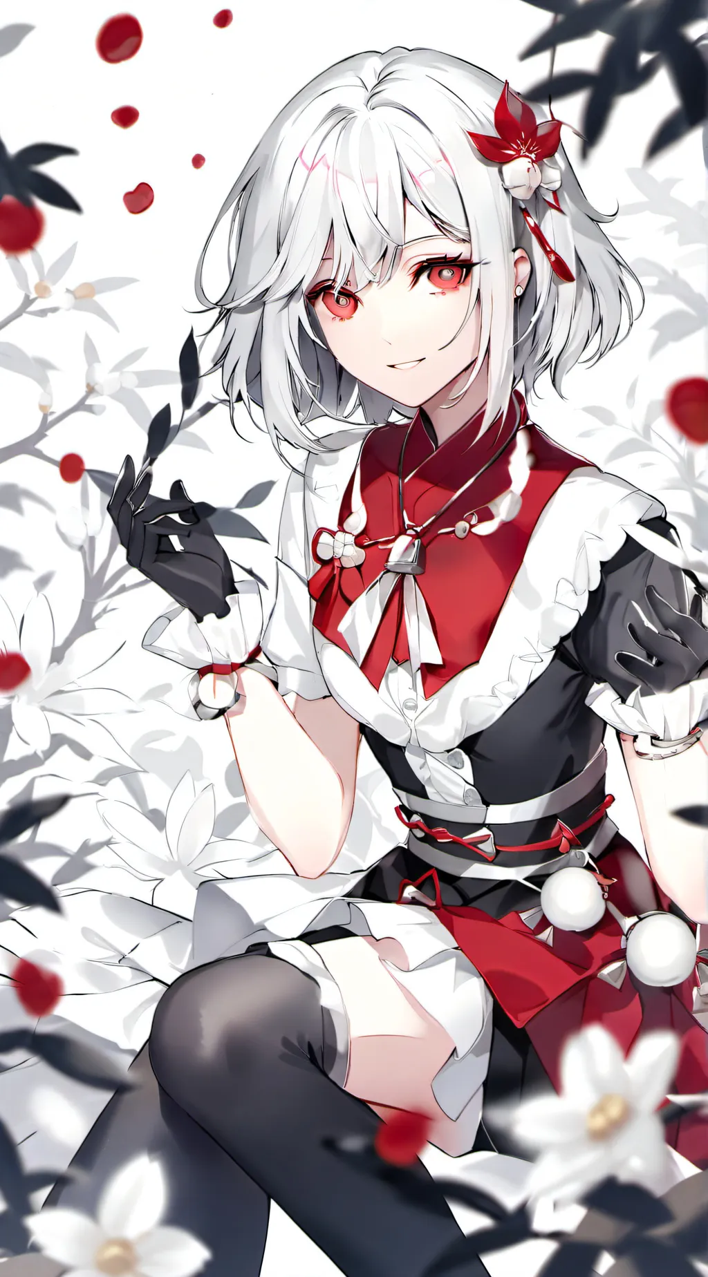 ai character: senpai  background