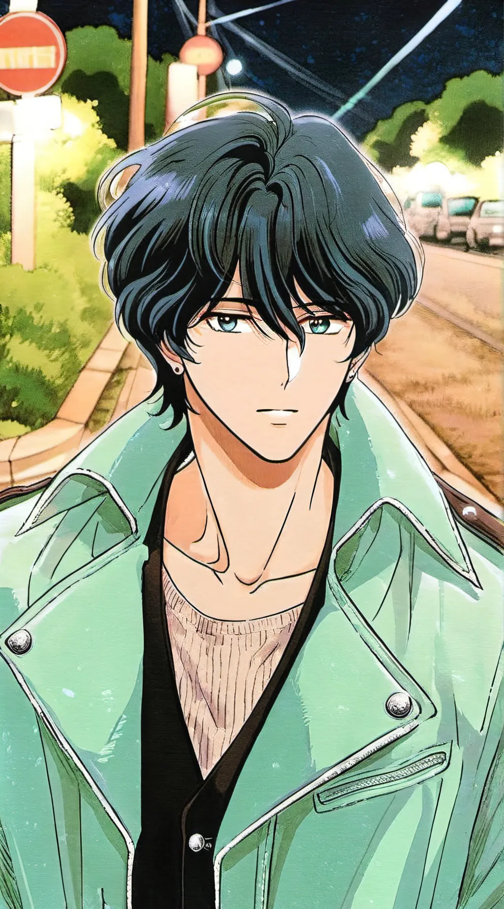 ai character: Mark background