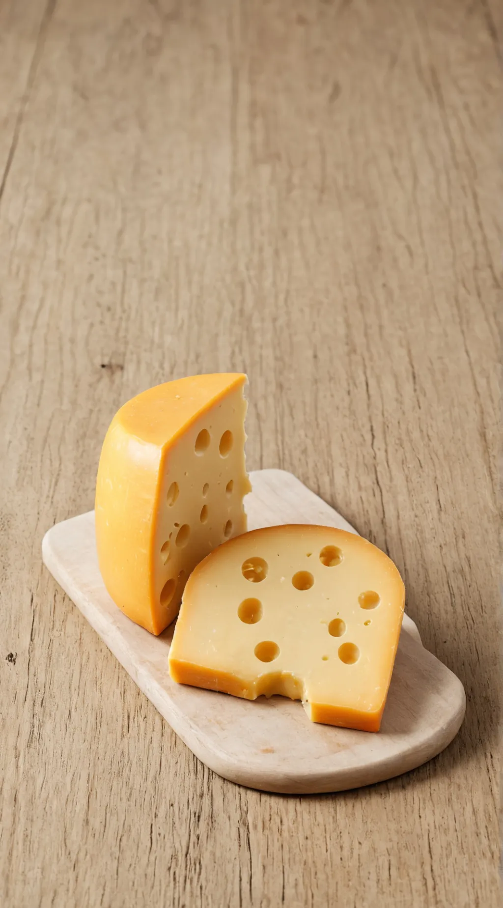 ai character: Real cheese background