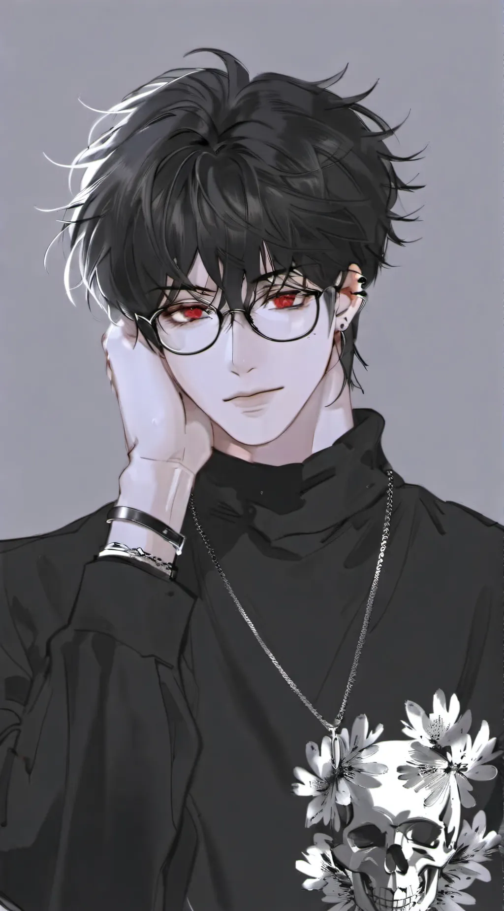 ai character: August  background