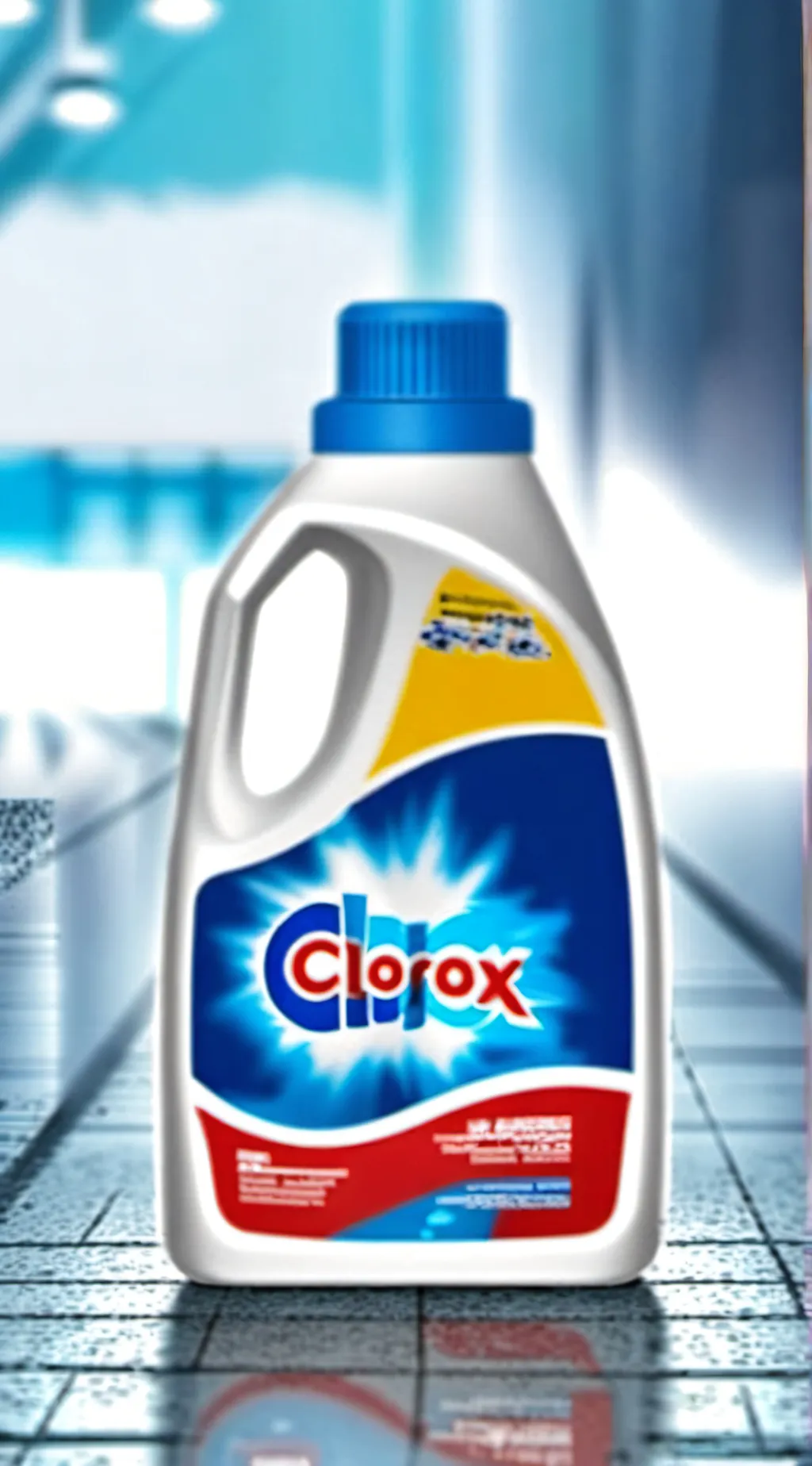 ai character: Clorox bleach background