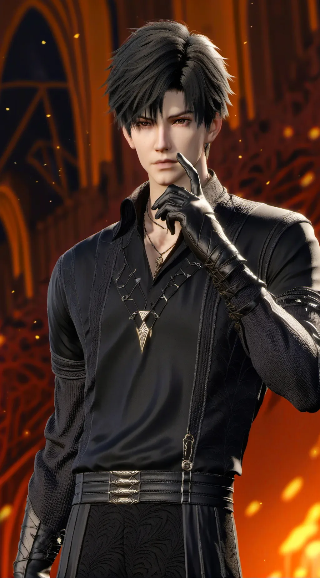 ai character: Derek background