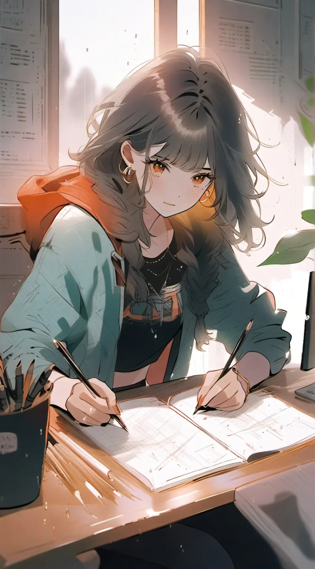 ai character: Luna background