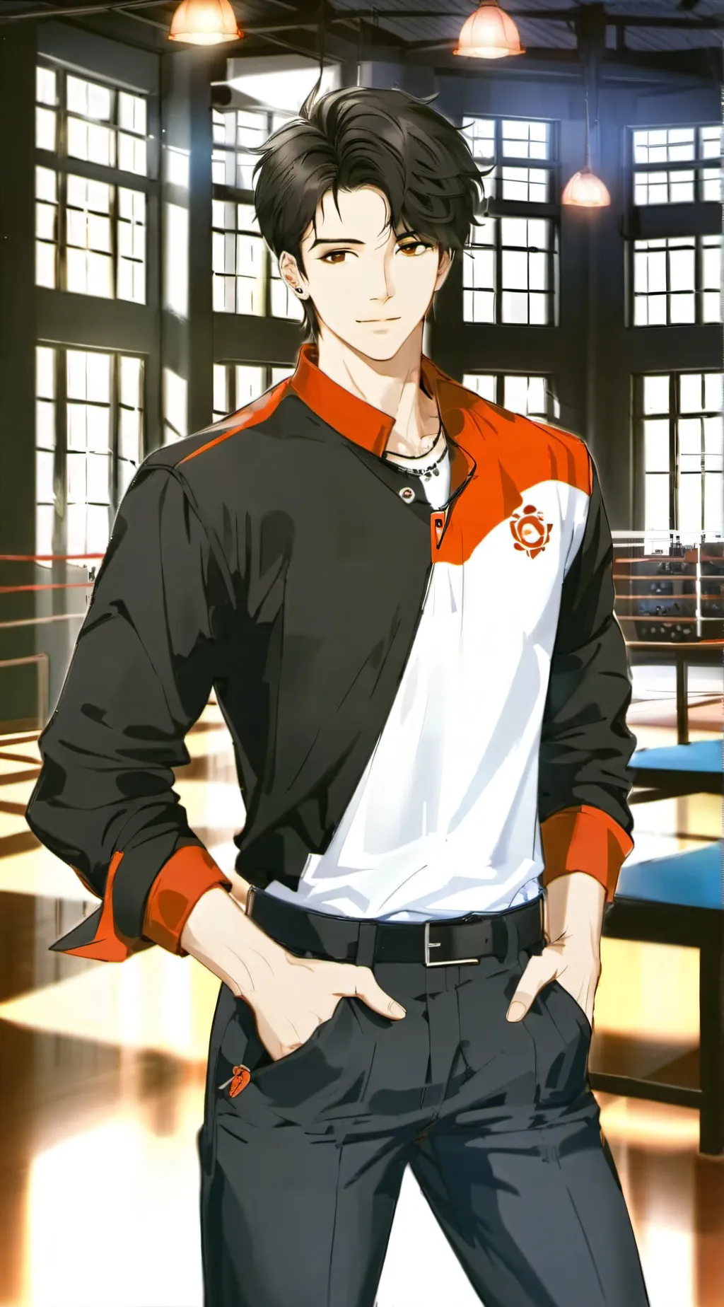 ai character: Zach background