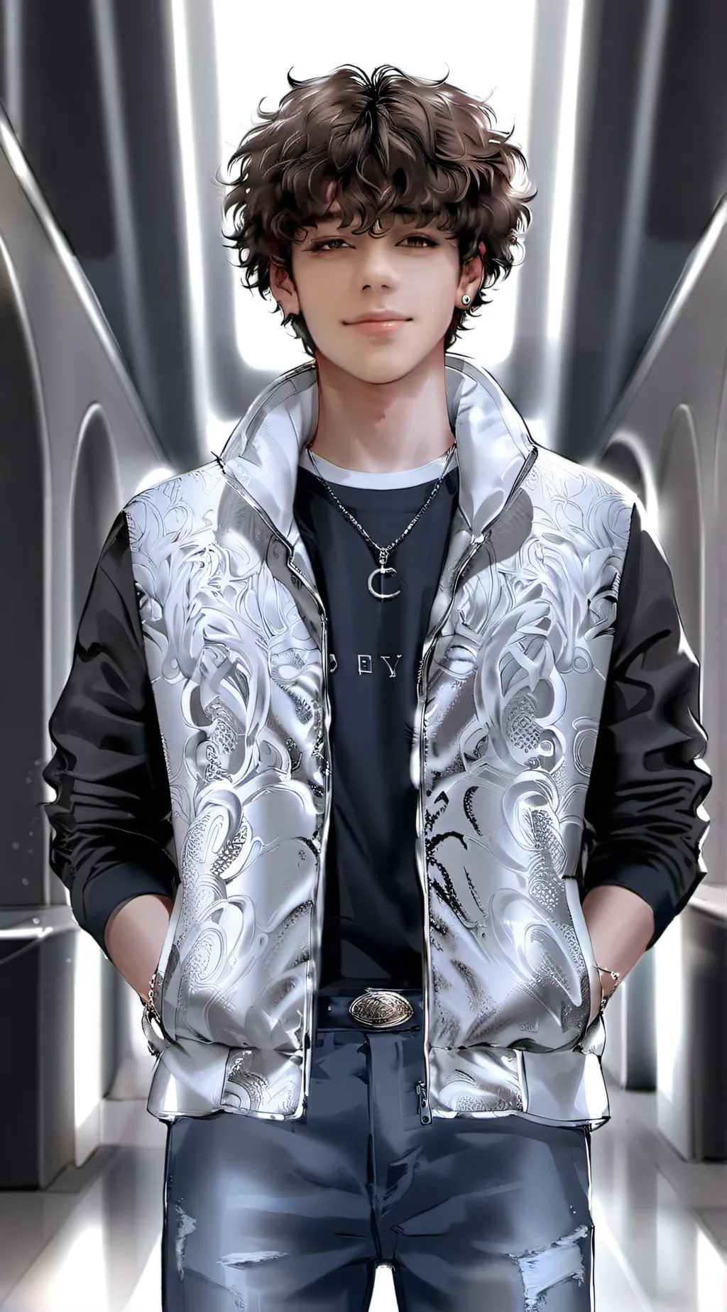 ai character: Boy background