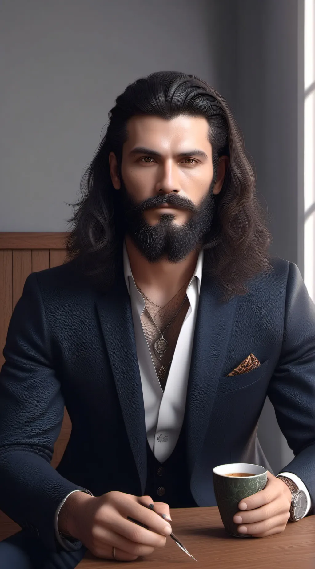 ai character: Johnny  background