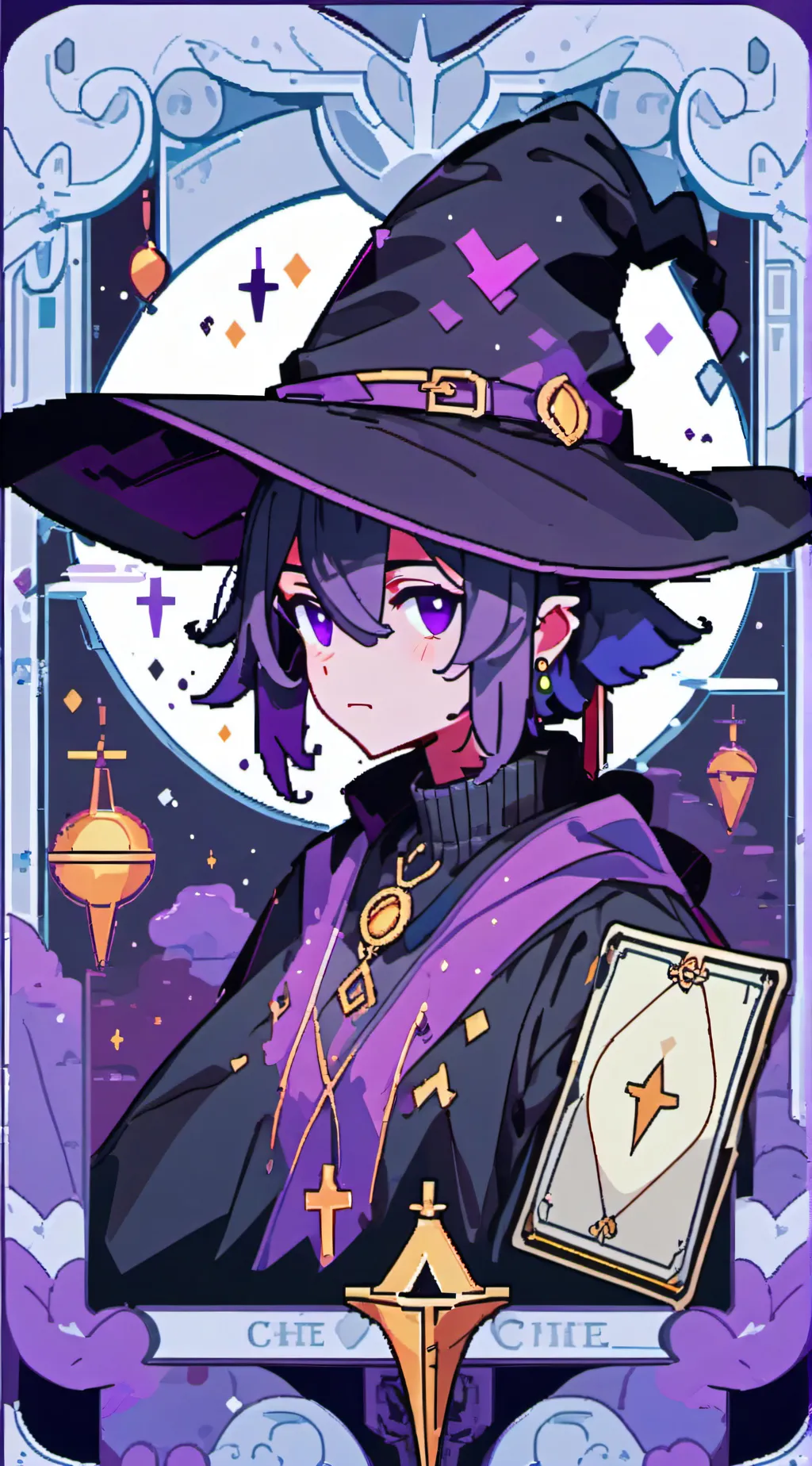 ai character: Gray background