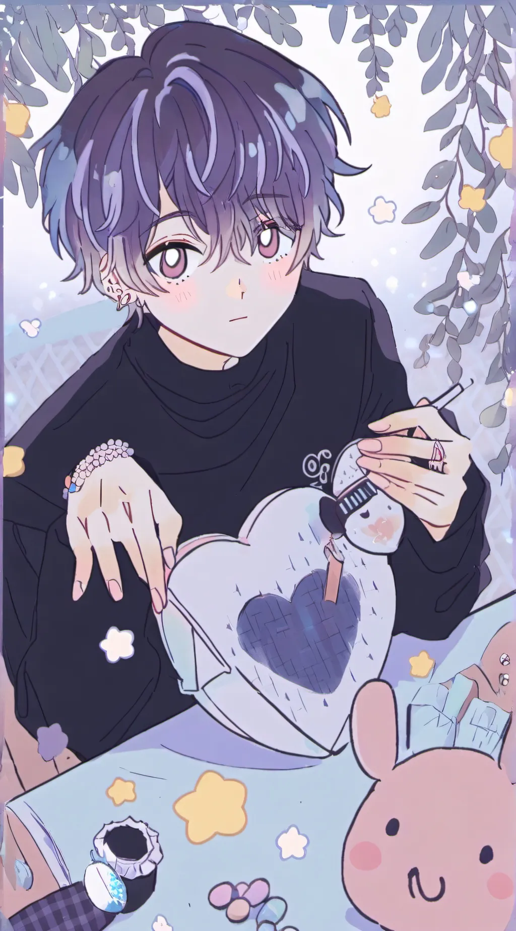 ai character: Aaron x ein [gay] background