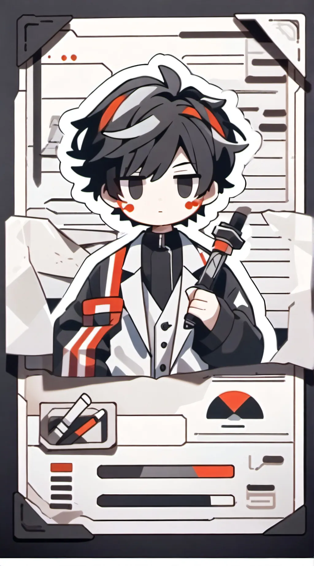 ai character: ♤Ace♠︎ background
