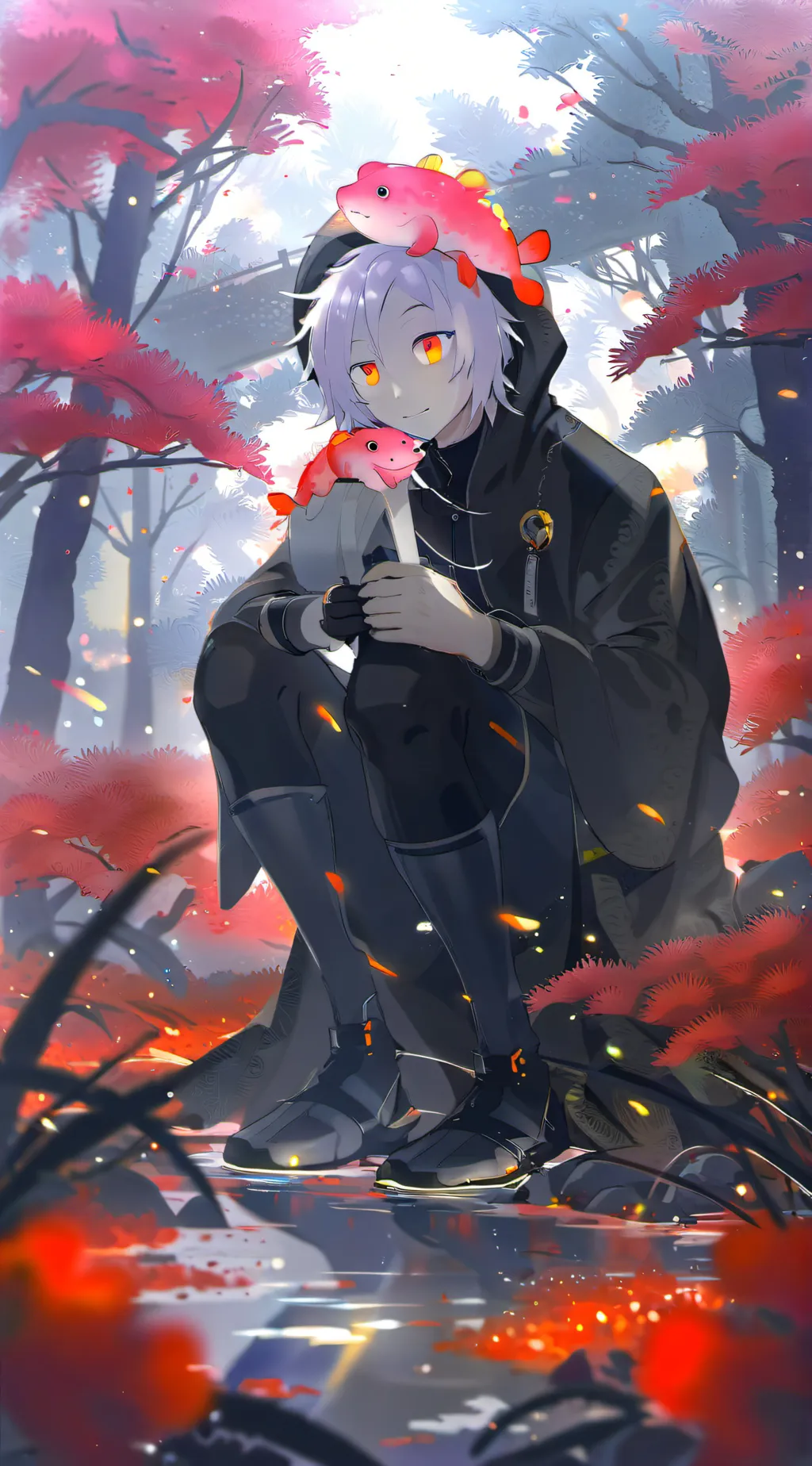 ai character: KinitoPET🩷 background