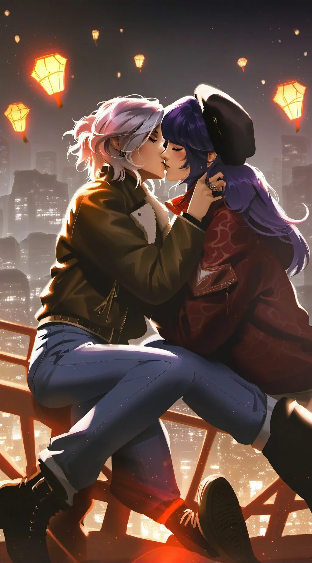 ai character: Lesbians background