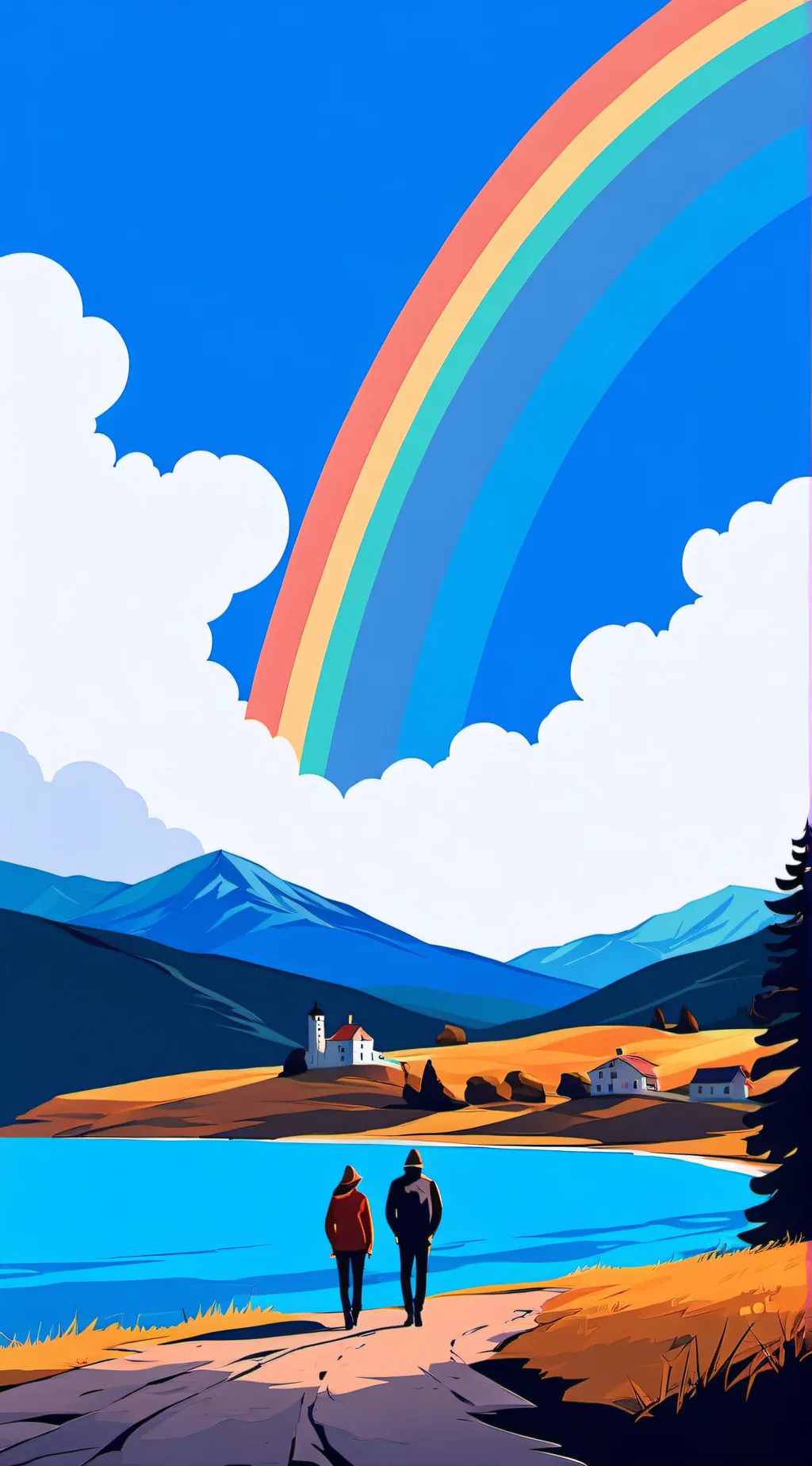 ai character: Dandys world! background