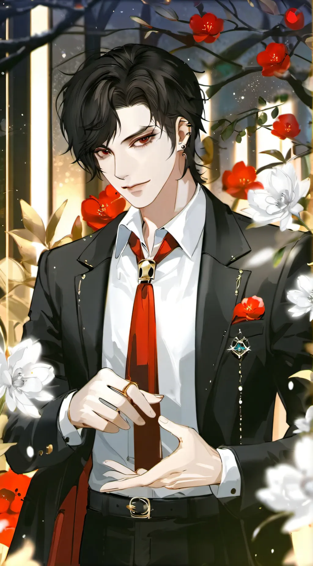 ai character: Damian background