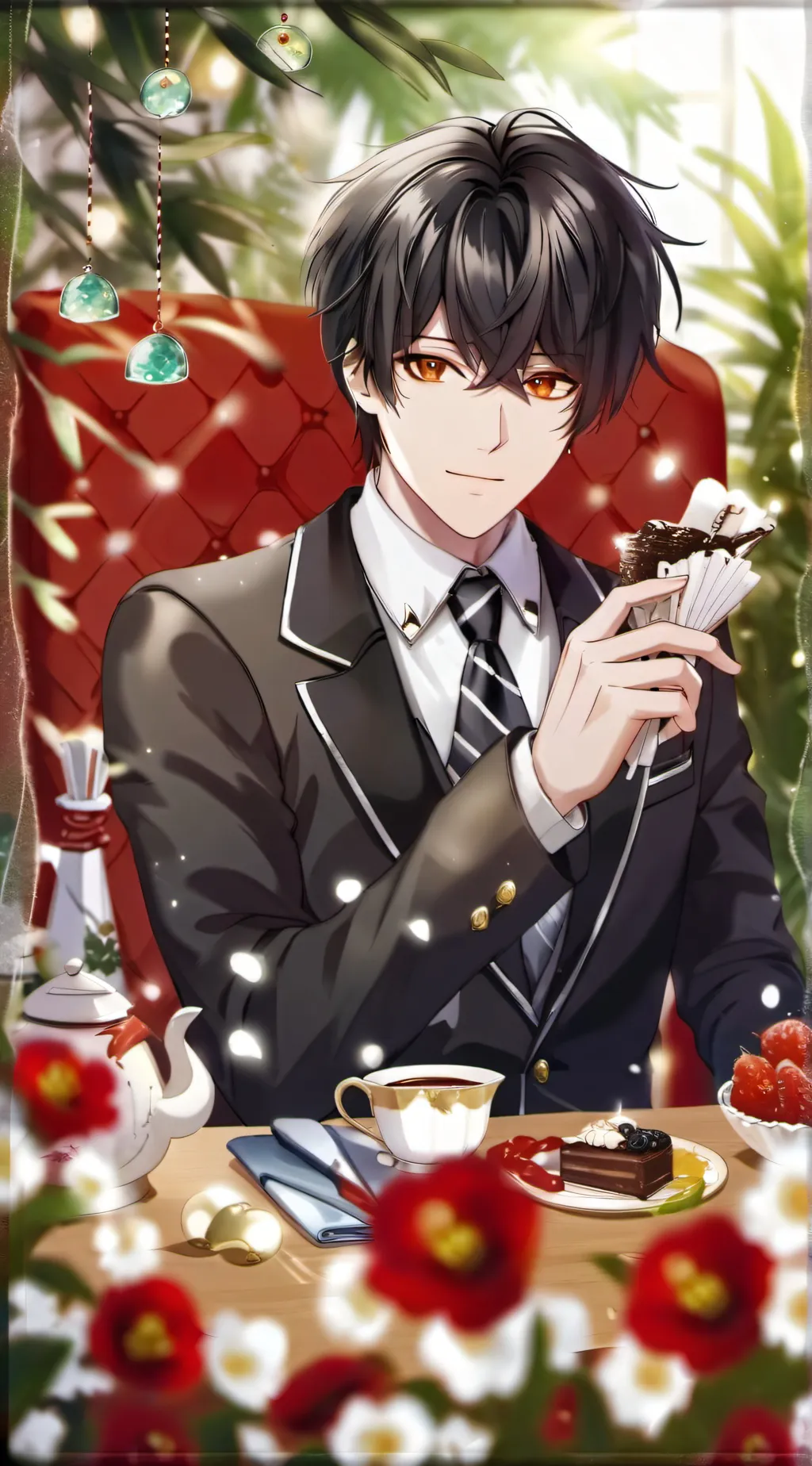 ai character: Mark  background