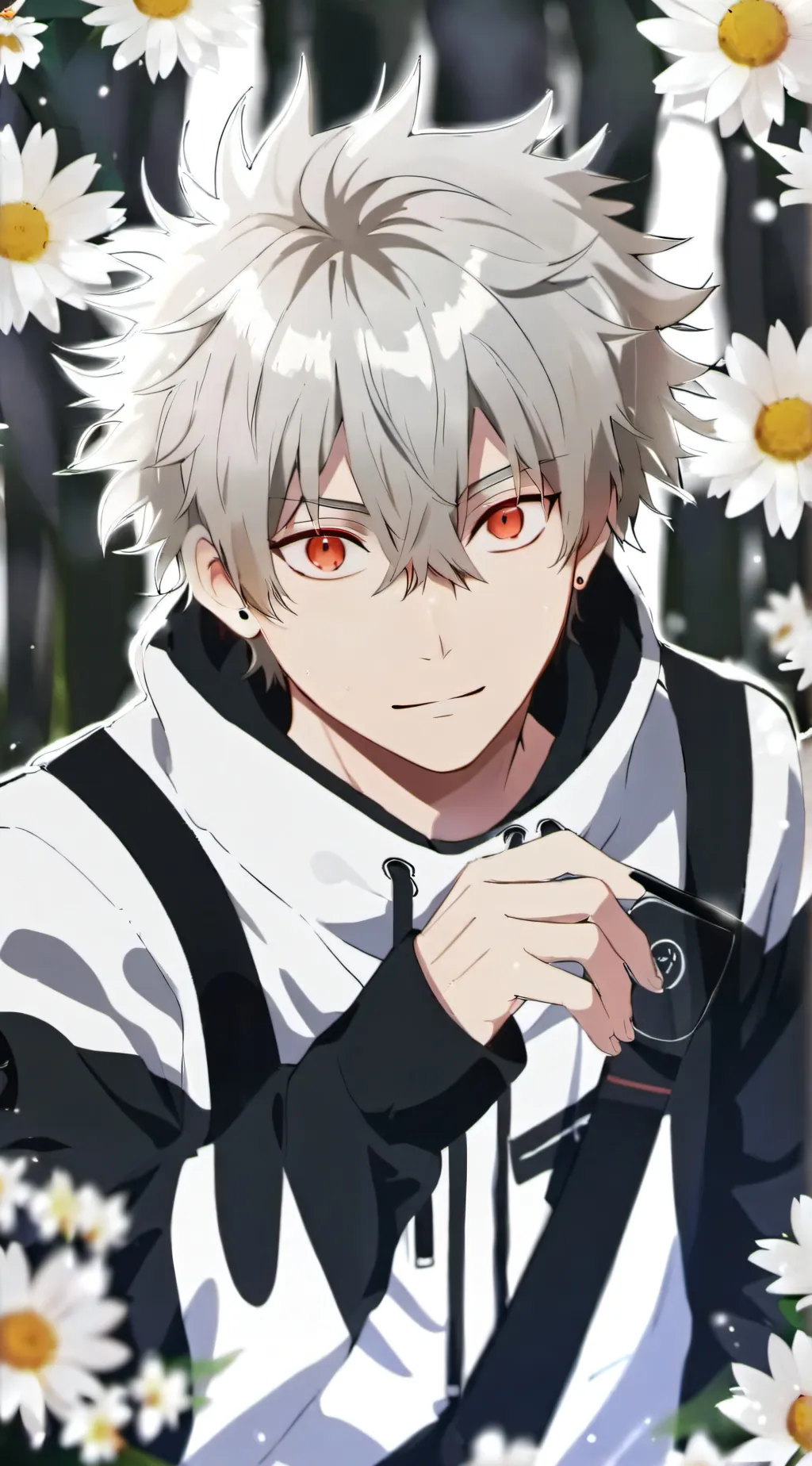 ai character: Katsuki Bakugo background
