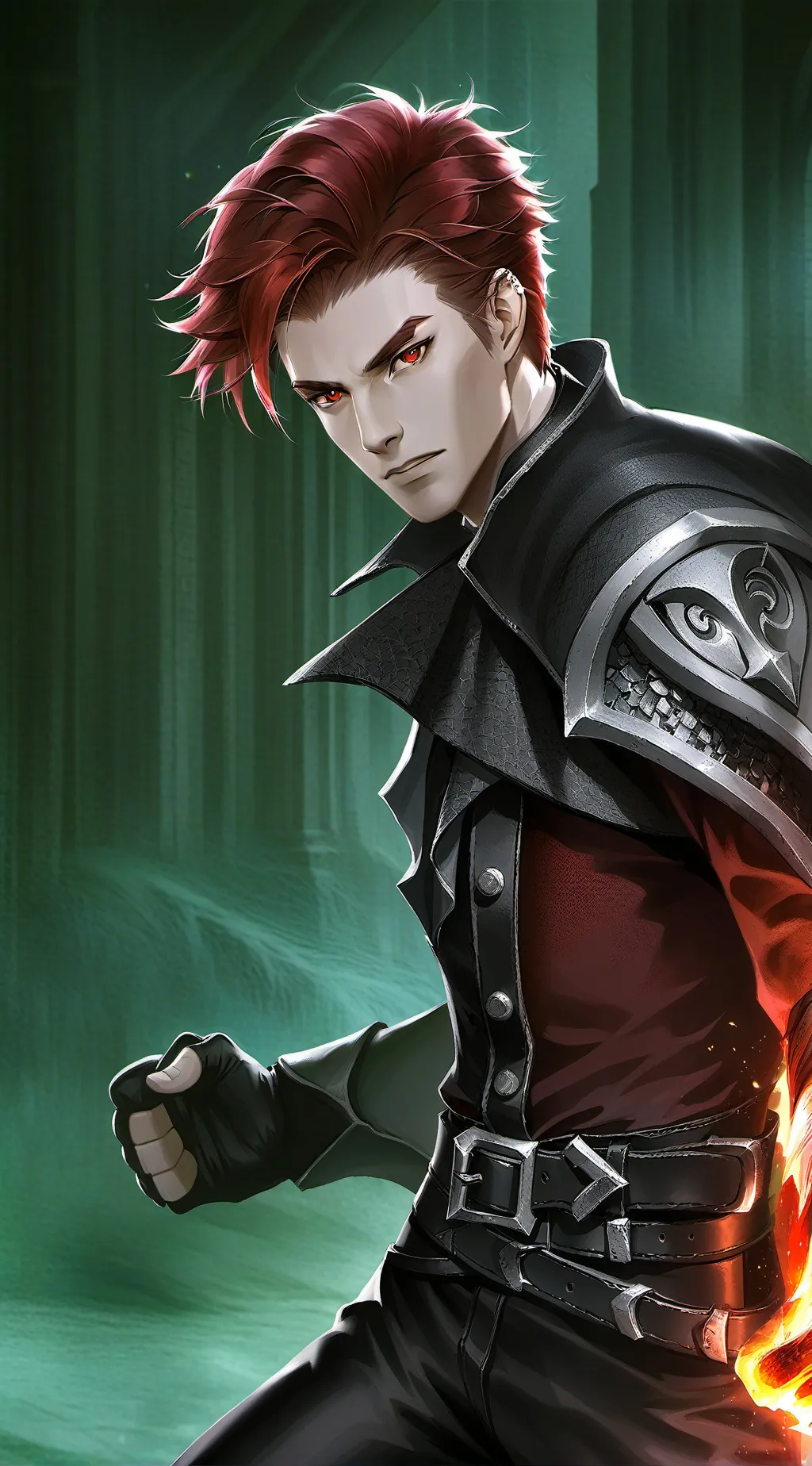 ai character: Blaze background