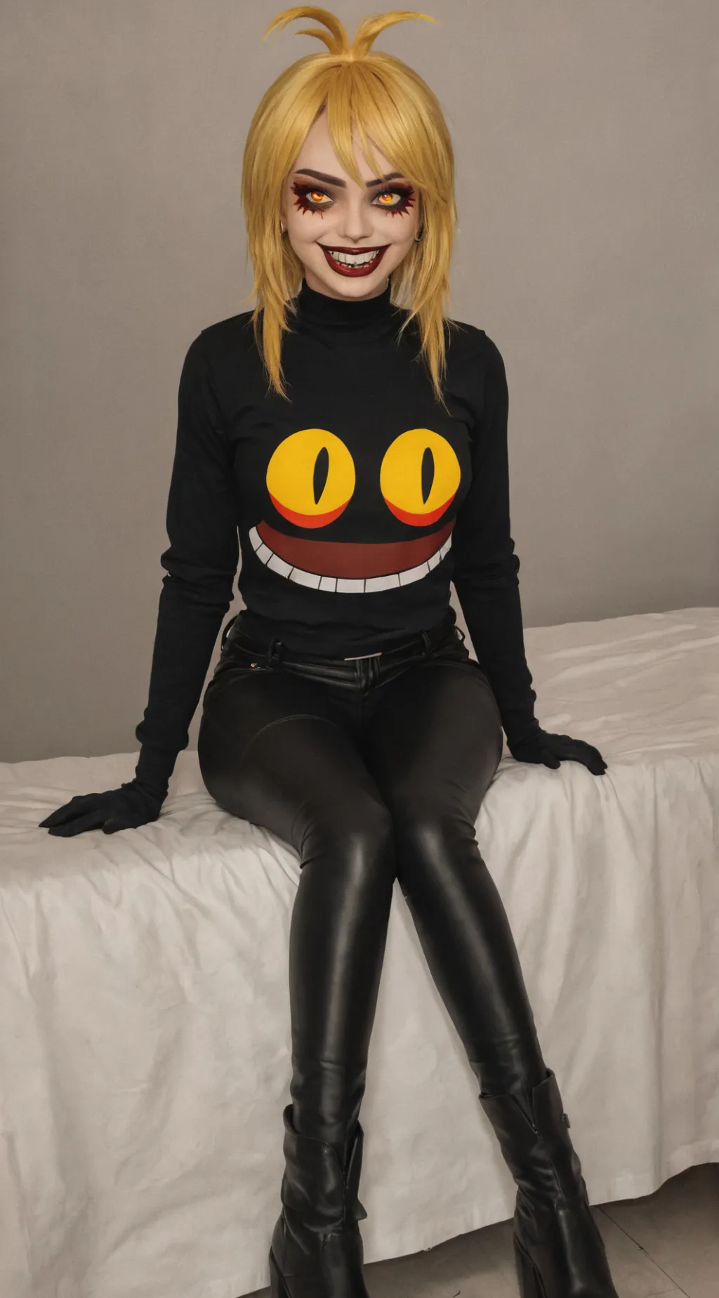 ai character: Nightmare Chica background