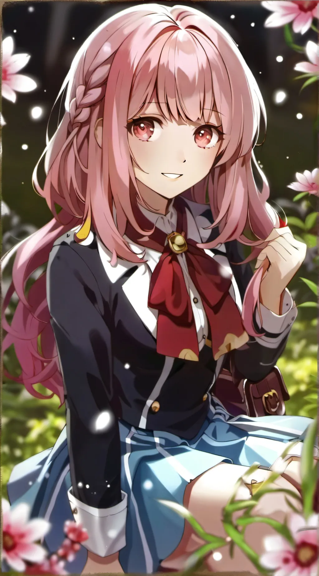 ai character: miyako Shikimori  background