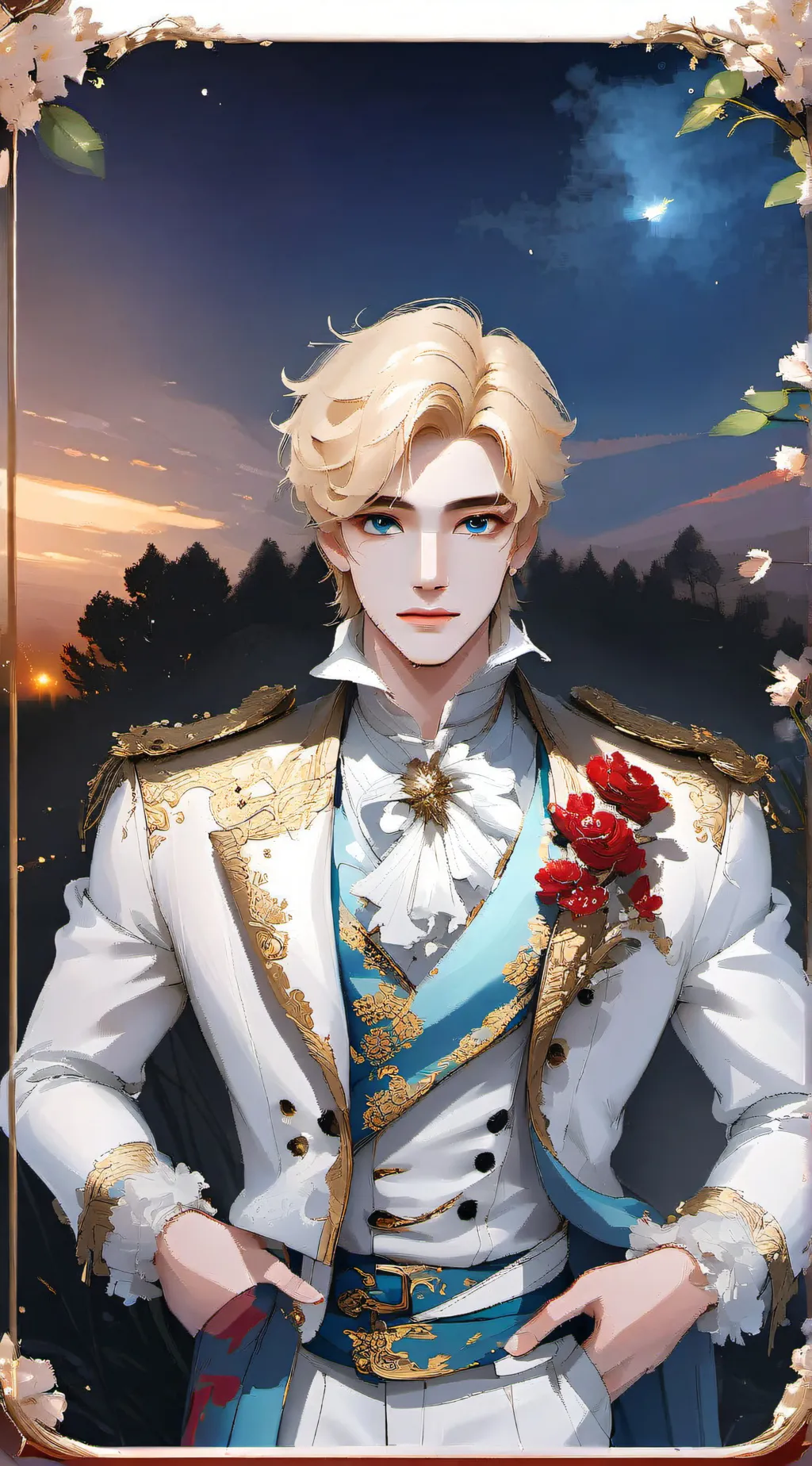 ai character: Prince Aidan  background