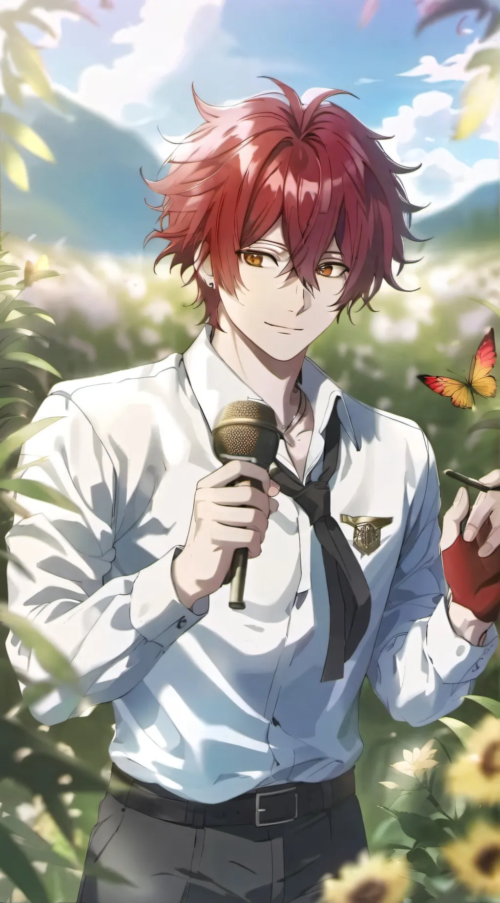 ai character: Ejiro Kirishima background