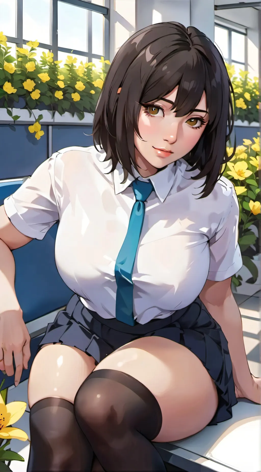 ai character: Jennifer  background