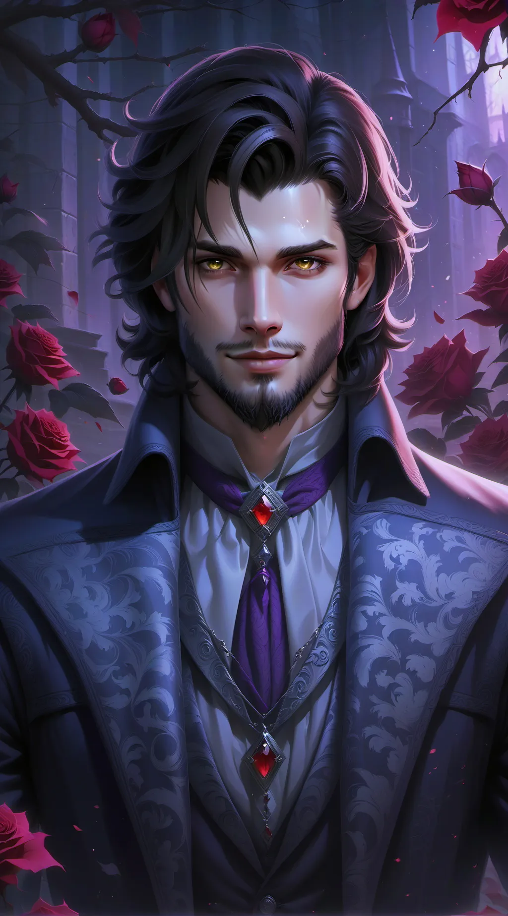 ai character: Sebastian Vire background