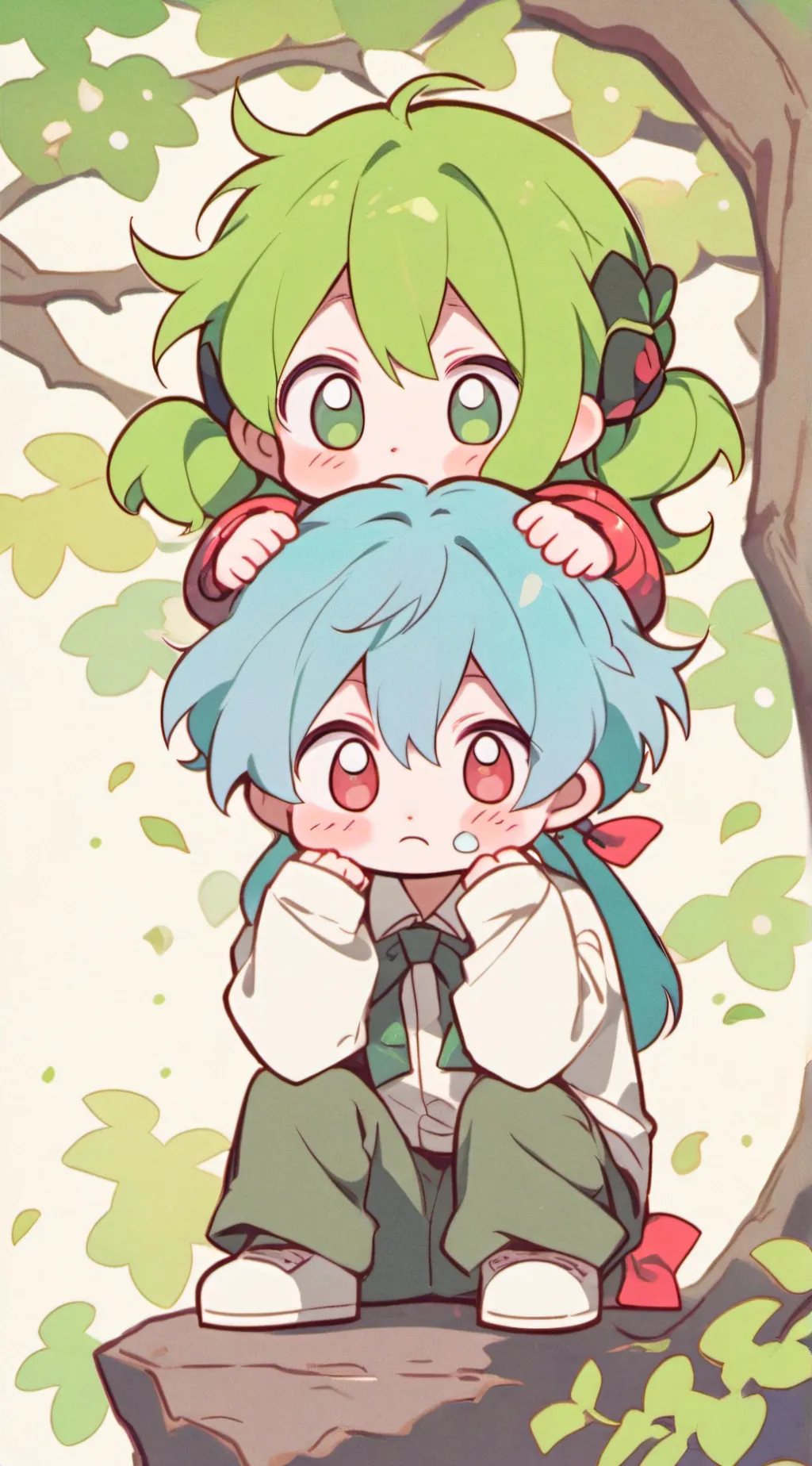 ai character: supernova and star background