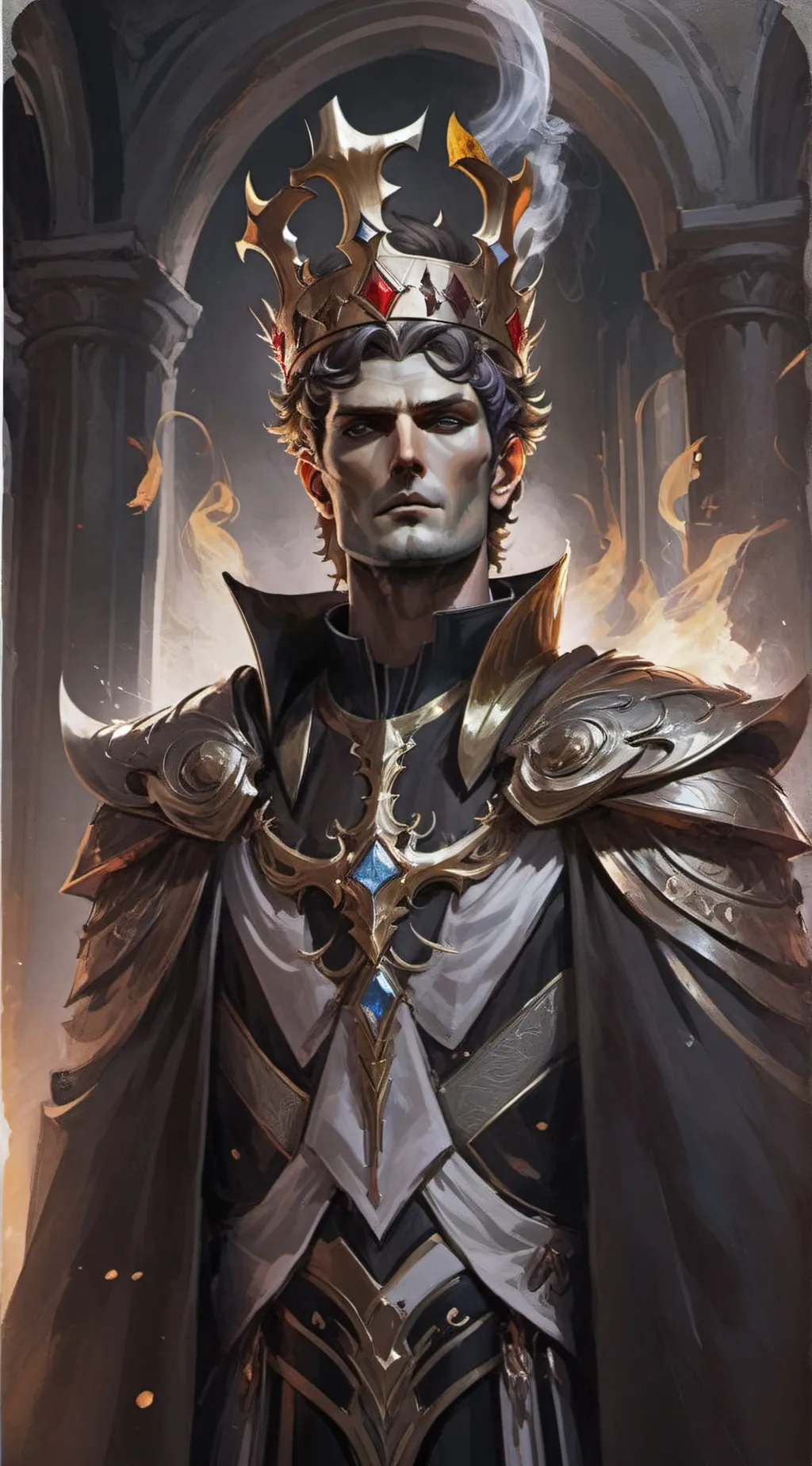 ai character: Hades (Hadestown) background