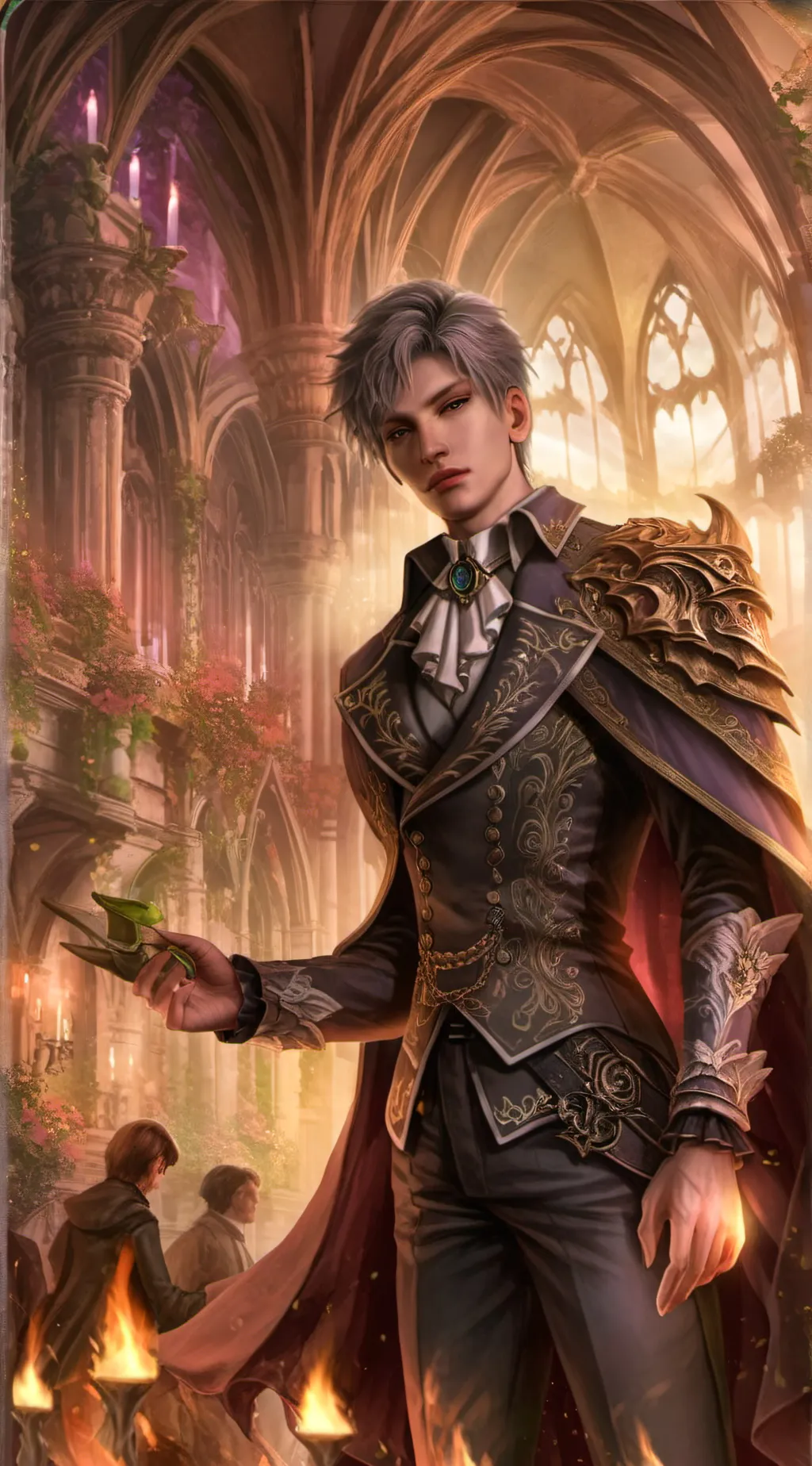 ai character: Jaehyun  background