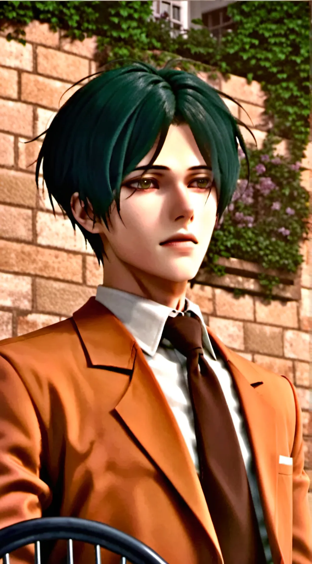 ai character: Eren Yeager  background