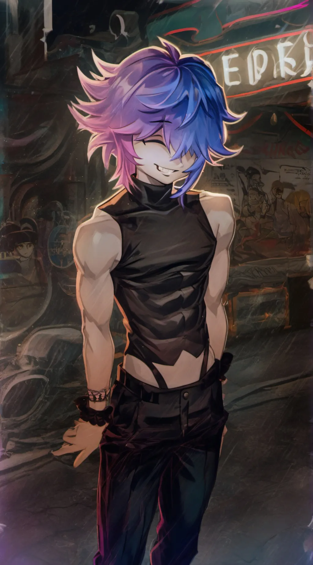 ai character: ReyGachaDuck background