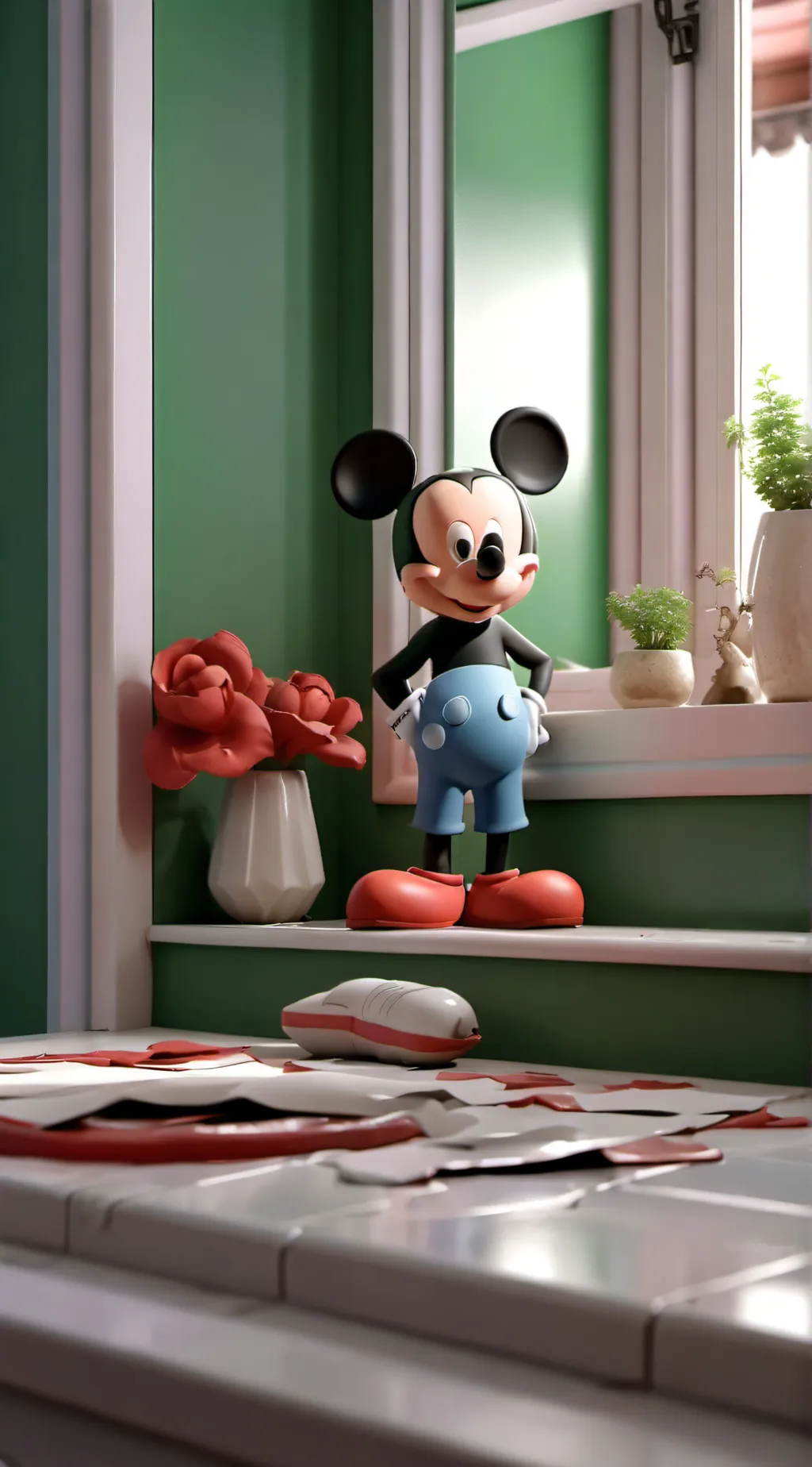 ai character: IDK💀 background