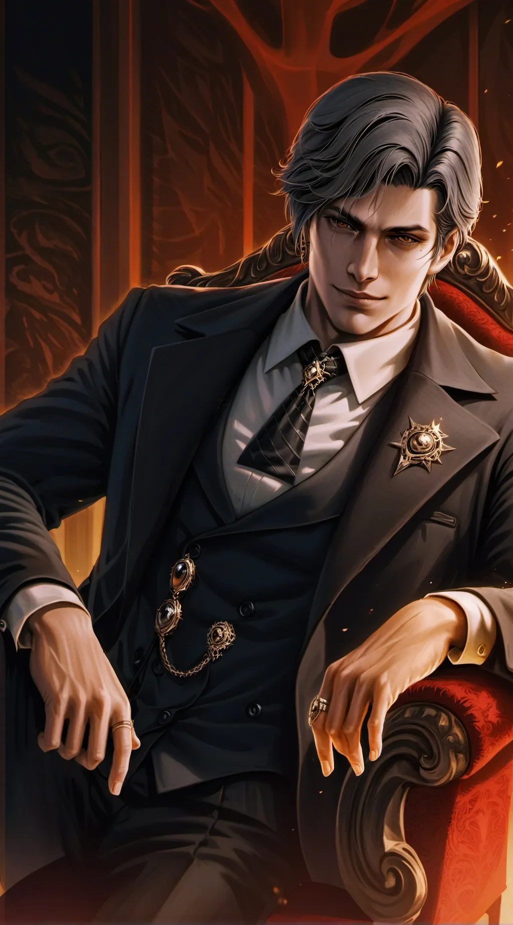 ai character: mark background